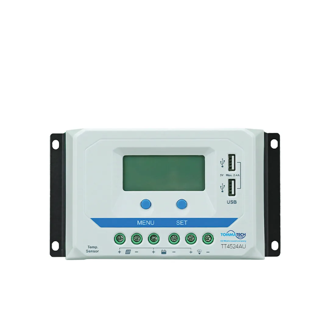 TommaTech 45A 12/24V PWM Şarj Kontrol Cihazı (2xUSB) — CW Enerji Bursa bayisi Albayrak Elektronik